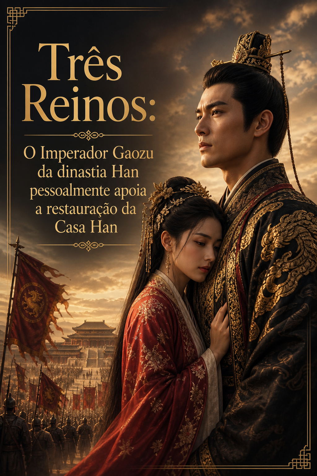 Três Reinos: O Imperador Gaozu da dinastia Han pessoalmente apoia a restauração da Casa Han